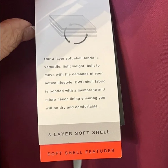 Pulse Girls' Venus Shell Hooded Jacket - Size Large 14/16 NWT - Picture 5 of 8